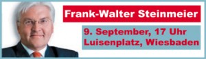 Frank-Walter Steinmeier am 9. September in Wiesbaden