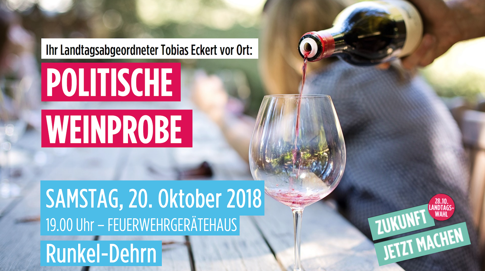 Politische Weinprobe mit Tobias Eckert